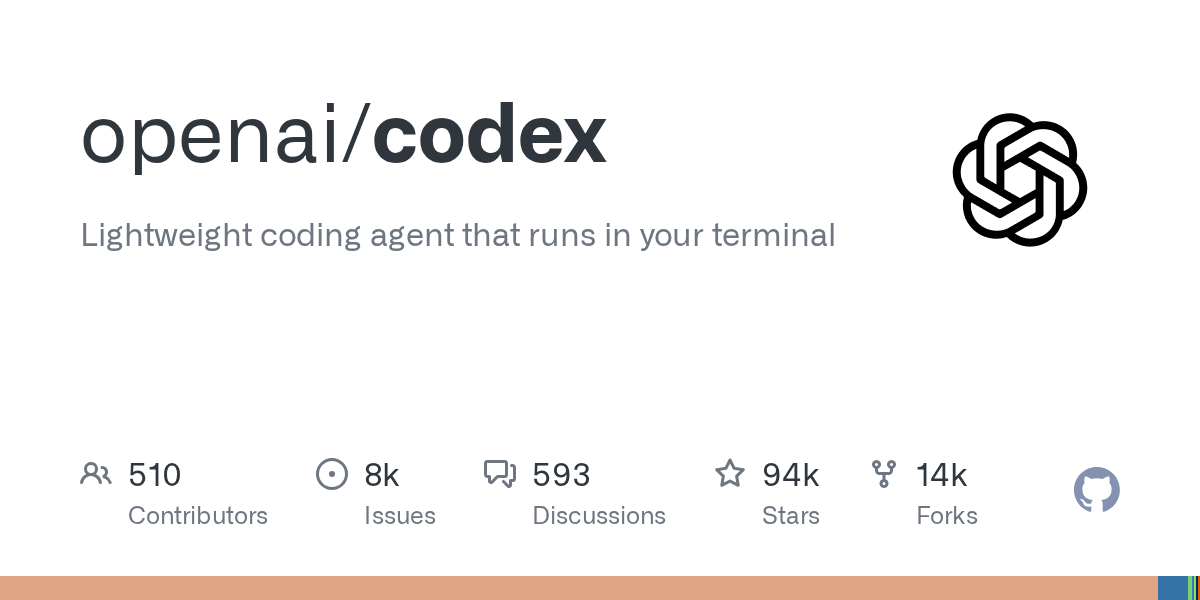 Codex CLI 官方仓库：被开发者称为「硬件杀手」的 AI 命令行工具