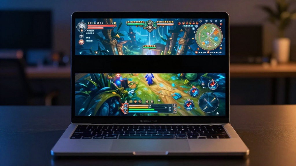 MacBook Pro 刘海屏玩游戏：画面中间永远少一块