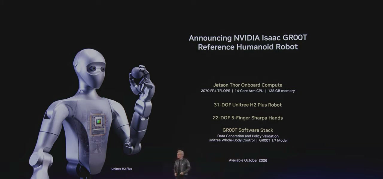 NVIDIA Isaac Groot人形机器人参考平台正式发布